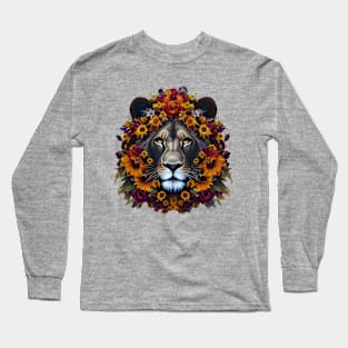 Lion in the Garden Long Sleeve T-Shirt